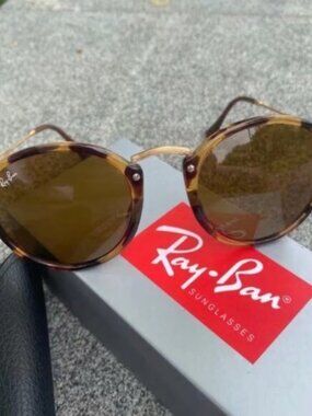 Ray-Ban 2447 Round Brown Tortoiseshell 49MM
